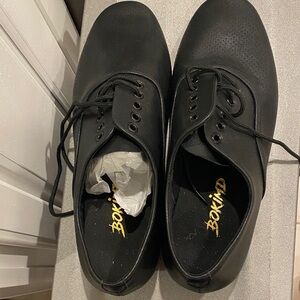 Men's Black Dance Shoes suede bottom